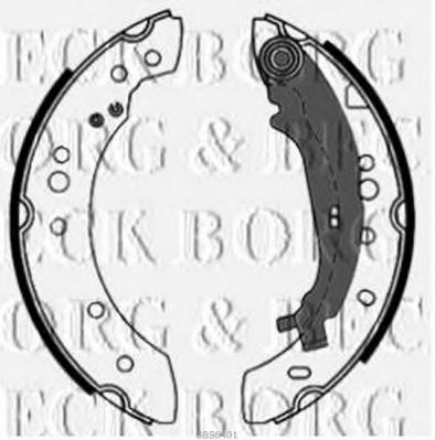 Тормозные колодки BORG & BECK BBS6401