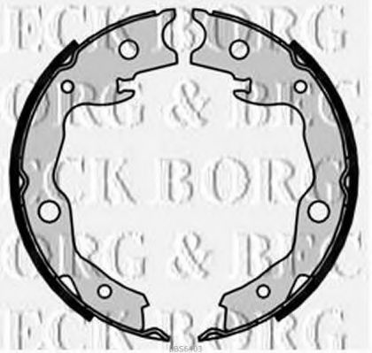 Тормозные колодки BORG & BECK BBS6403