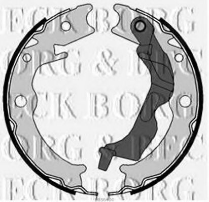 Тормозные колодки BORG & BECK BBS6404