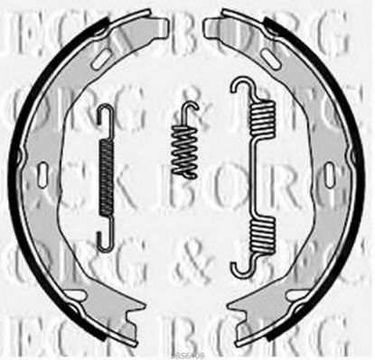 Тормозные колодки BORG & BECK BBS6408