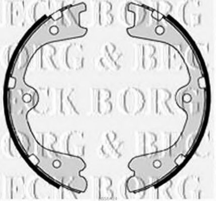 Тормозные колодки BORG & BECK BBS6424