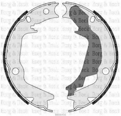 Тормозные колодки BORG & BECK BBS6456