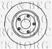 Тормозной диск BORG & BECK BBD4229