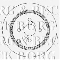 Гальмівний диск BORG & BECK BBD4378