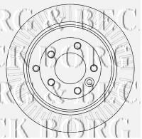 Тормозной диск BORG & BECK BBD4532