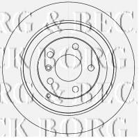 Гальмівний диск BORG & BECK BBD4541