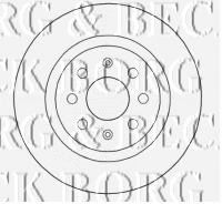 Гальмівний диск BORG & BECK BBD4577