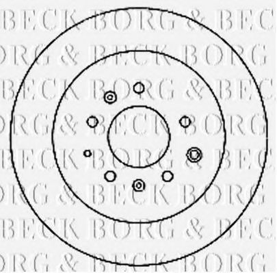 Тормозной диск BORG & BECK BBD4739