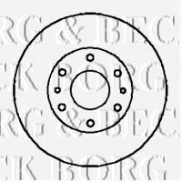Гальмівний диск BORG & BECK BBD5123