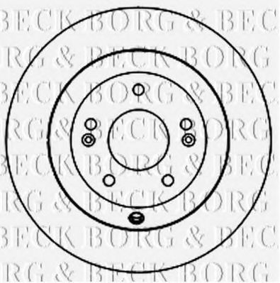 Гальмівний диск BORG & BECK BBD5160