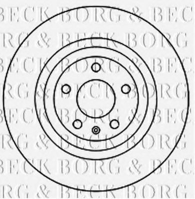 Тормозной диск BORG & BECK BBD5949S