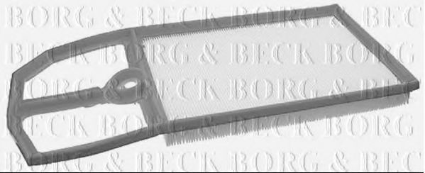Повітряний фільтр BORG & BECK BFA2041