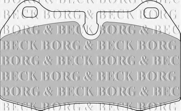Тормозные колодки BORG & BECK BBP1596