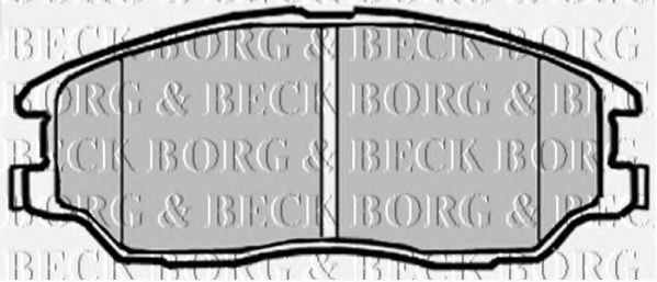 Тормозные колодки BORG & BECK BBP1912