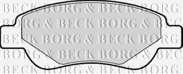 Тормозные колодки BORG & BECK BBP1967