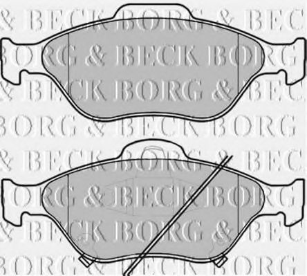 Тормозные колодки BORG & BECK BBP1999