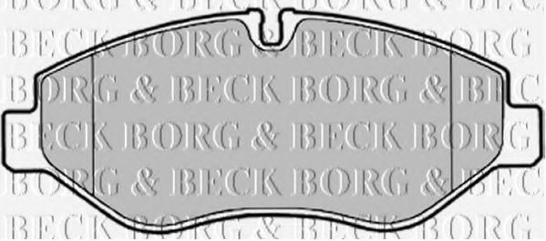Тормозные колодки BORG & BECK BBP2021