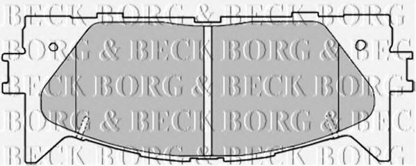 Гальмівні колодки BORG & BECK BBP2026