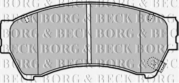 Тормозные колодки BORG & BECK BBP2027