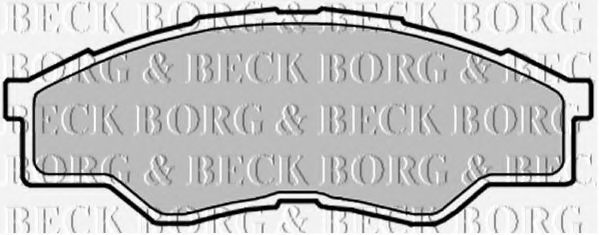 Тормозные колодки BORG & BECK BBP2032