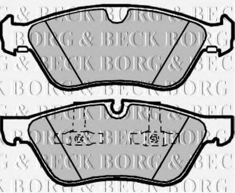 Тормозные колодки BORG & BECK BBP2033