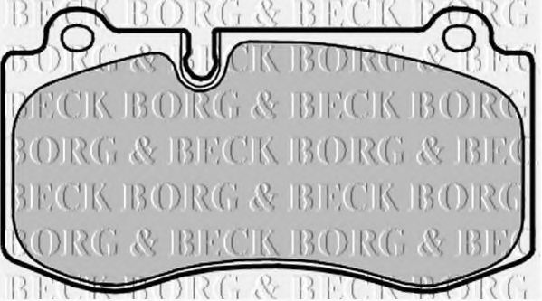 Тормозные колодки BORG & BECK BBP2036