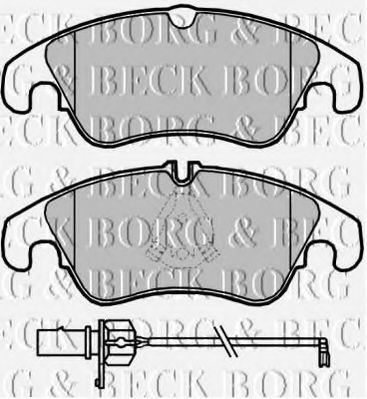 Тормозные колодки BORG & BECK BBP2045