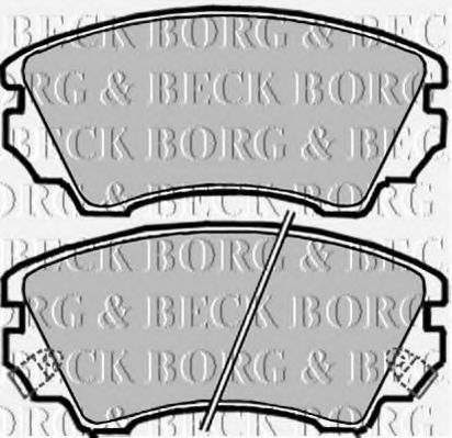 Тормозные колодки BORG & BECK BBP2047