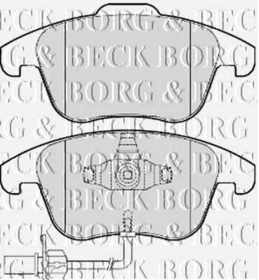 Тормозные колодки BORG & BECK BBP2052