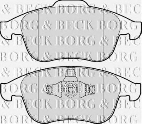 Тормозные колодки BORG & BECK BBP2057