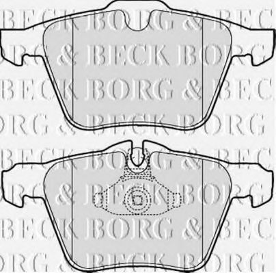 Тормозные колодки BORG & BECK BBP2058