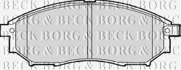 Тормозные колодки BORG & BECK BBP2060