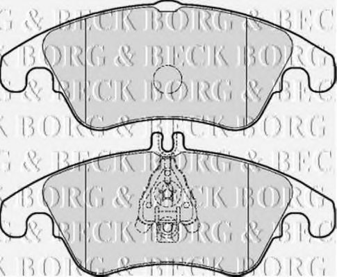 Тормозные колодки BORG & BECK BBP2061