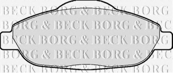 Тормозные колодки BORG & BECK BBP2065