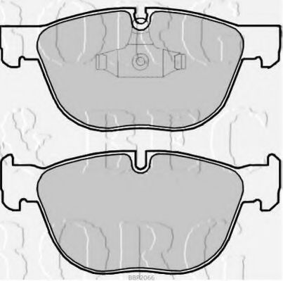 Тормозные колодки BORG & BECK BBP2066