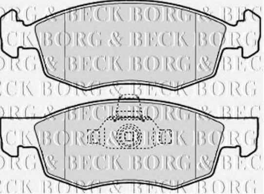 Тормозные колодки BORG & BECK BBP2067