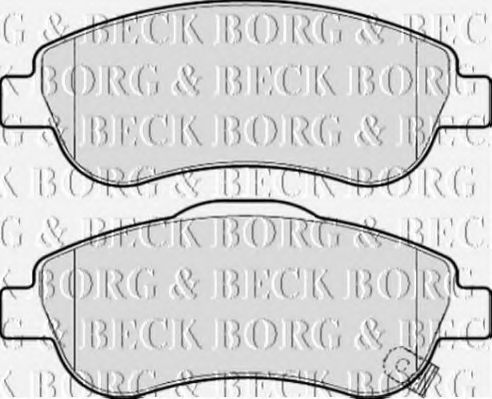 Тормозные колодки BORG & BECK BBP2074