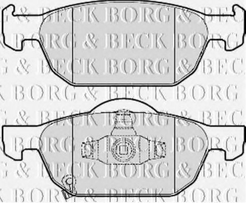 Тормозные колодки BORG & BECK BBP2076