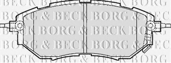 Тормозные колодки BORG & BECK BBP2077