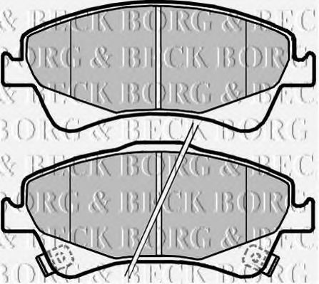 Тормозные колодки BORG & BECK BBP2080