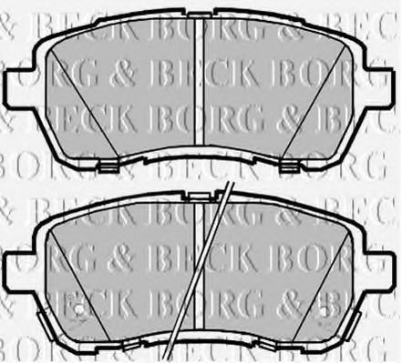 Гальмівні колодки BORG & BECK BBP2085