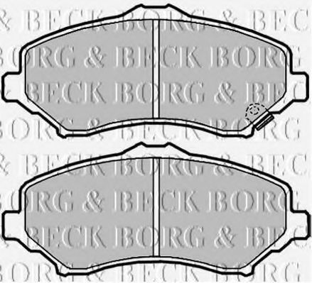 Тормозные колодки BORG & BECK BBP2089