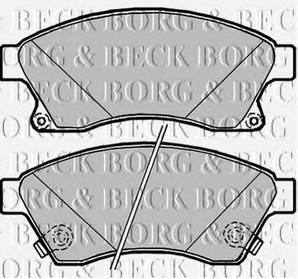 Тормозные колодки BORG & BECK BBP2090