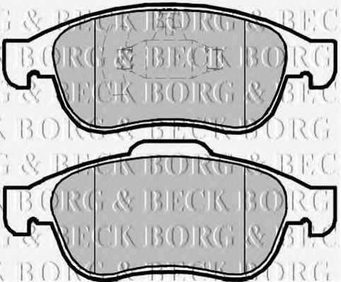 Тормозные колодки BORG & BECK BBP2098