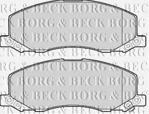 Гальмівні колодки BORG & BECK BBP2106