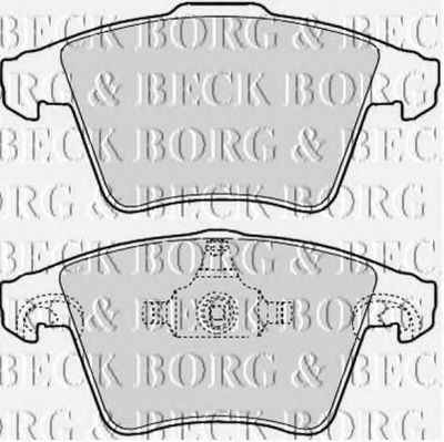 Тормозные колодки BORG & BECK BBP2107