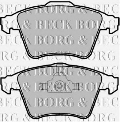 Тормозные колодки BORG & BECK BBP2108
