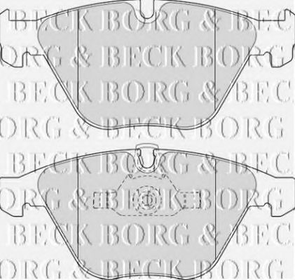 Тормозные колодки BORG & BECK BBP2110