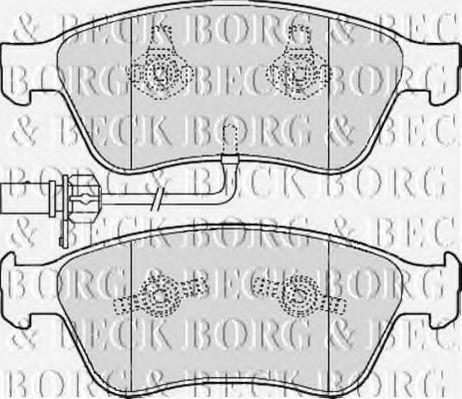Гальмівні колодки BORG & BECK BBP2111