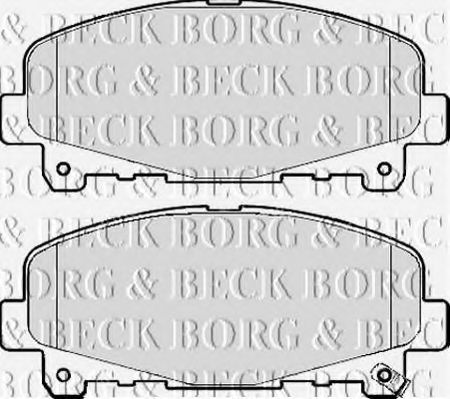 Тормозные колодки BORG & BECK BBP2112